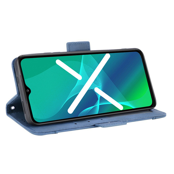 Θήκη με πτερύγιο για Samsung Galaxy M53 5G, Card Slot, μπλε