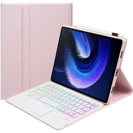 Θήκη + πληκτρολόγιο Xiaomi Pad 6 / 6 Pro, with touchpad, ροζ
