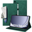 θήκη για Samsung Galaxy Tab A9+, Classic, με υποδοχή γραφίδας, πράσινη
