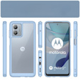 Θήκη για Motorola Moto G53 5G, Fusion Hybrid, διαφανής / μπλε