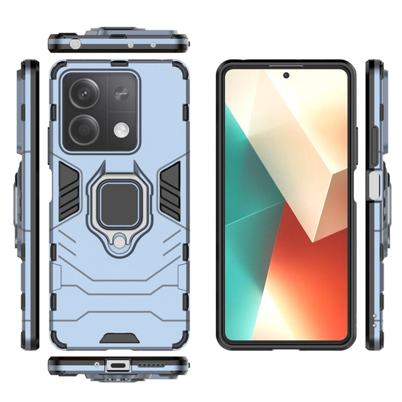 Θήκη για Xiaomi Redmi Note 13 5G, Kickstand Ring, μπλε