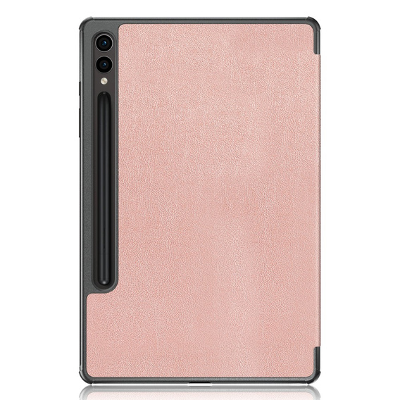 Θήκη για Samsung Galaxy Tab S9 FE+ Plus, Smartcase με χώρο για γραφίδα, ροζ rose gold
