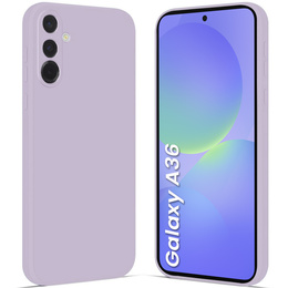 Θήκη για Samsung Galaxy A36 5G, Silicone Lite, μωβ