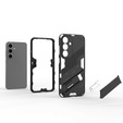 Θήκη για Samsung Galaxy A36 5G, Military kickstand, μαύρη