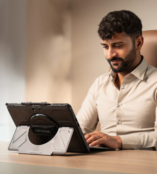 Θήκη Dexnor 360° με ιμάντα και θήκη για γραφίδα για Microsoft Surface Pro 11/10/9