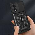 Θήκη για Oppo A60, CamShield Slide, μαύρη