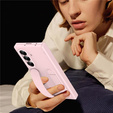 Θήκη με χερούλι και βάση στήριξης - ροζ για Samsung Galaxy Z Fold7