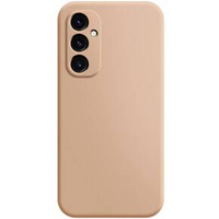 Θήκη για Samsung Galaxy A15, σιλικόνη Lite, ροζ + γυαλί 9H