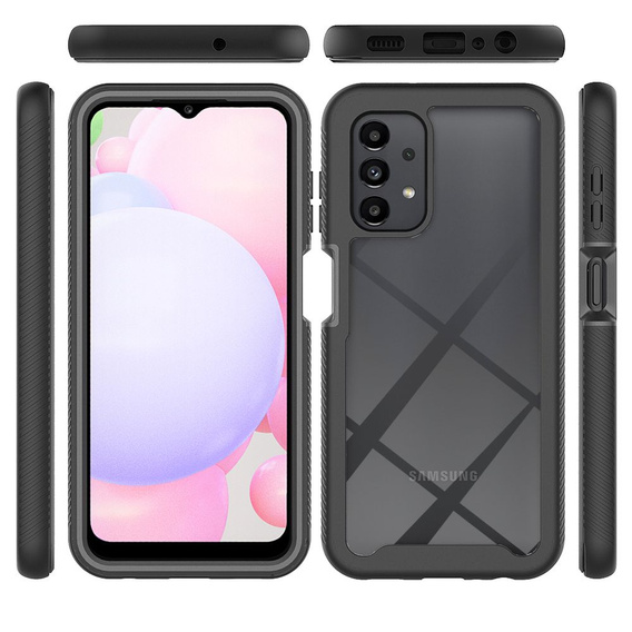 Θήκη για Samsung Galaxy A13 4G, Shockproof, με μεμβράνη, μπλε