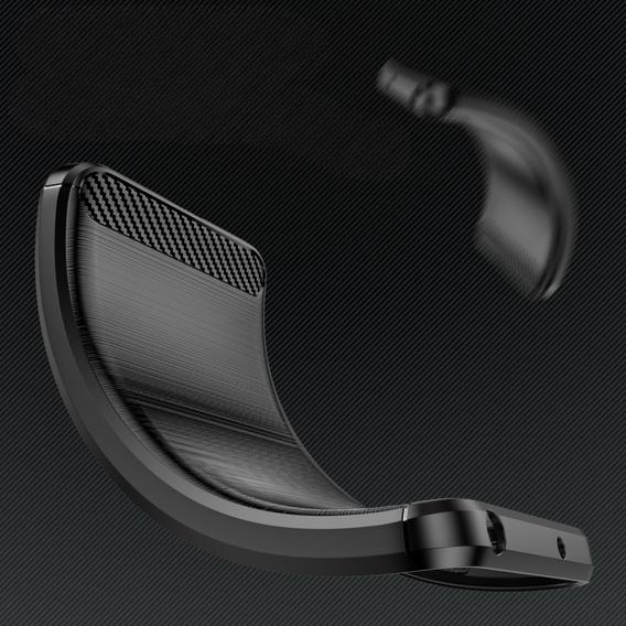 Θήκη για Xiaomi Redmi 13C / Poco C65, Carbon, μαύρη