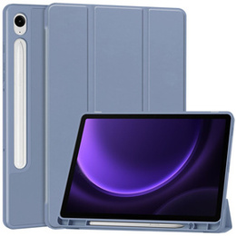 Θήκη για Samsung Galaxy Tab S10 Lite / S10 FE / S9 FE, Smartcase με χώρο για γραφίδα, μωβ