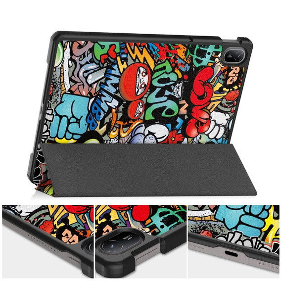 Θήκη για Huawei MatePad SE 11 2024, Smartcase, graffiti