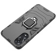 Θήκη για Oppo A78 5G, Kickstand Ring, μαύρη