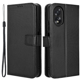 Θήκη με πτερύγιο για Oppo A38 4G / Oppo A18 4G, Wallet Smart Magnet, μαύρη