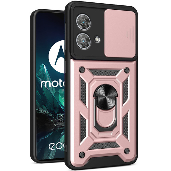 Θήκη για Motorola Edge 40 Neo, CamShield Slide, ροζ rose gold