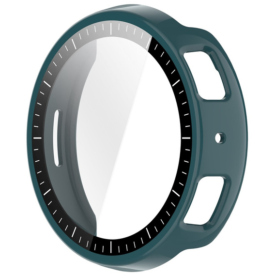 2 σε 1 Θήκη + Γυαλί για Amazfit Active Max, πράσινο