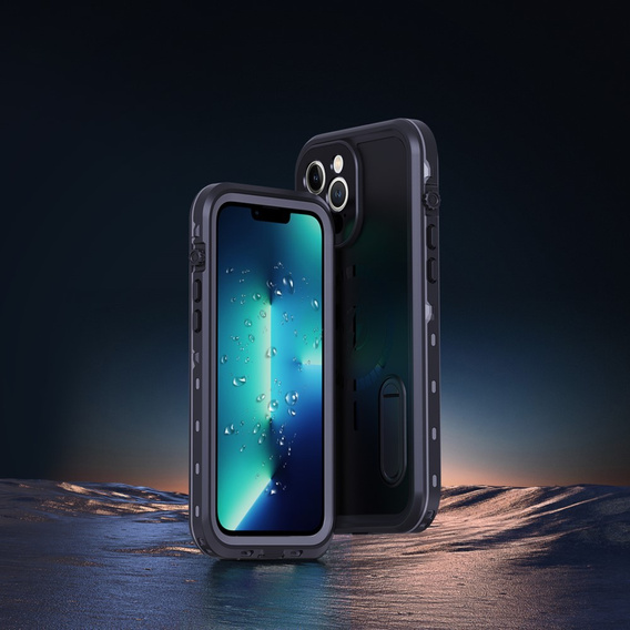 Αδιάβροχη θήκη για iPhone 13 Pro Max, Redpepper, για MagSafe, μαύρη