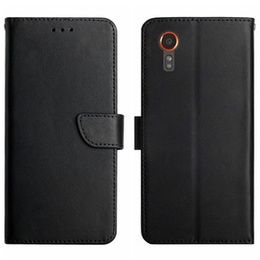 θήκη με πτερύγιο για Samsung Galaxy Xcover 7, Split Leather, μαύρη
