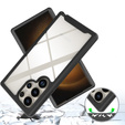 Θήκη για Samsung Galaxy S24 Ultra, Shockproof, με μεμβράνη, μαύρη