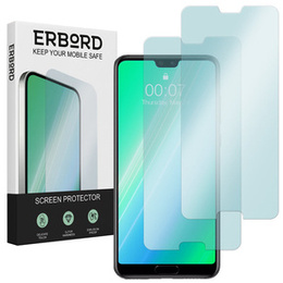 2x Μετριασμένο γυαλί για Huawei P20 Pro, ERBORD 9H Hard Glass στην οθόνη