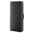 θήκη με πτερύγιο για Samsung Galaxy A35 5G, Split Leather, μαύρη