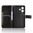 Θήκη με πτερύγιο για Oppo A40 / Oppo A40m, Crazy Horse Wallet, μαύρη