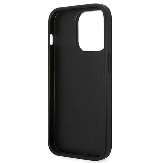 Karl Lagerfeld Θήκη για iPhone 14 Pro, Saffiano Choupette Head Patch, ασημένια