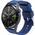 Λουράκι σιλικόνης ERBORD Universal 22mm, Dual Color, μαύρη / μαύρη πόρπη