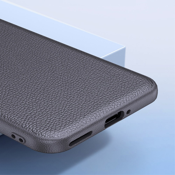 Δερμάτινη θήκη για Honor Magic 6 Pro 5G, leather hybrid, γκρι