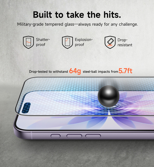 2x SURITCH γυαλί για iPhone 17 / 16 Pro