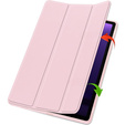 Θήκη για Samsung Galaxy Tab S10 FE+ Plus, Smartcase με χώρο για γραφίδα, ροζ