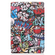 Θήκη για Samsung Galaxy Tab S10 Lite / S10 FE / S9 FE, με πτερύγιο, graffiti
