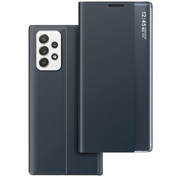 Η αναδιπλούμενη θήκη για το Samsung Galaxy A32 5G, Side View, σκούρο μπλε