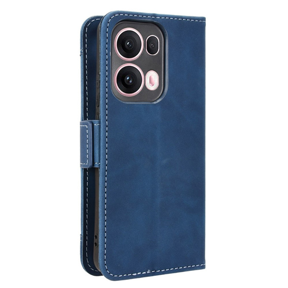 Θήκη με πτερύγιο για Oppo Reno 13 Pro, Card Slot, σκούρο μπλε
