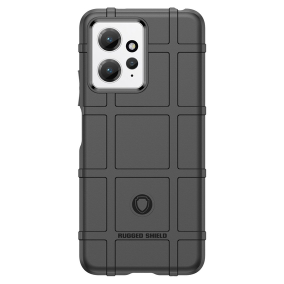 Θήκη για Xiaomi Redmi Note 12 4G, Rugged Shield, μαύρη