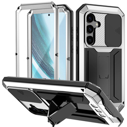 Θωρακισμένη θήκη για Samsung Galaxy S25+ Plus, R-JUST, ασημένια