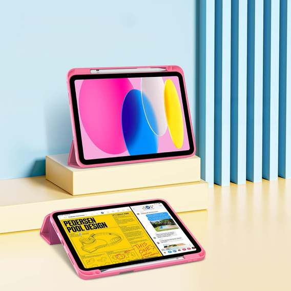 Θήκη για iPad 11" 2025 A16 (11 gen.) / iPad 10.9" 2022 (10 gen.), Smartcase, ροζ