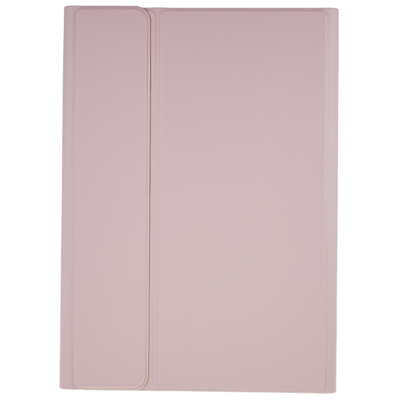 Θήκη + πληκτρολόγιο Galaxy Tab S7+ Plus / S8+ Plus /S7 FE T730 T733, Pen Slot, ροζ rose gold
