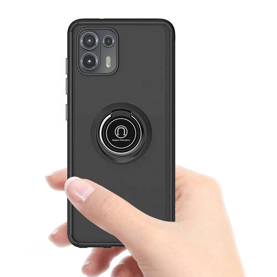 Θήκη για Motorola Edge 20 Lite, Frosted Ring, μπλε