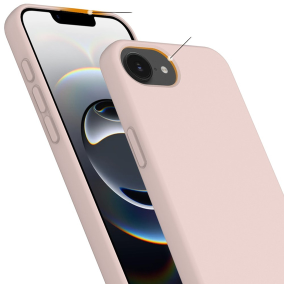 Θήκη για iPhone 16e, Silicone MagSafe, ροζ