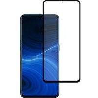 Mocolo Full Glue μετριασμένο γυαλί για Realme 6 Pro, μαύρο πλαίσιο