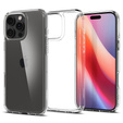 θήκη Spigen για iPhone 16 Pro, Ultra Hybrid, διαφανής + μετριασμένο γυαλί 9H