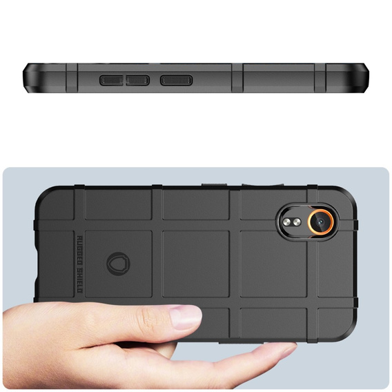 Θήκη για Samsung Galaxy Xcover 7, Rugged Shield, μαύρη