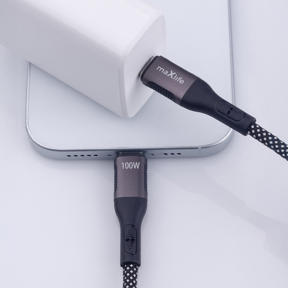 Μαγνητικό καλώδιο USB-C – USB-C 100 W, 1,0 m για συσκευές με USB-C