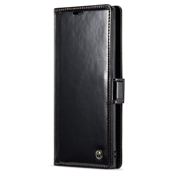 θήκη CASEME για Samsung Galaxy Note 10 Plus, Waxy Textured, μαύρη