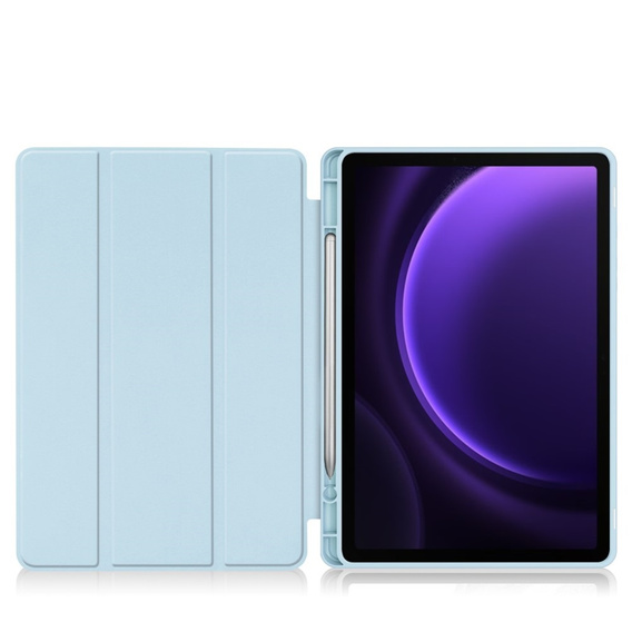 Θήκη για Samsung Galaxy Tab S10 Lite / S10 FE / S9 FE, Smartcase με χώρο για γραφίδα, μπλε