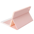 Θήκη + πληκτρολόγιο Samsung Galaxy Tab S6 Lite P610/P615 / S6 Lite 2022 10.4, Pen Slot, ροζ rose gold