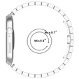 Ατσάλινο βραχιόλι για Huawei Watch Fit 4 / 4 Pro / 3, Ασημί