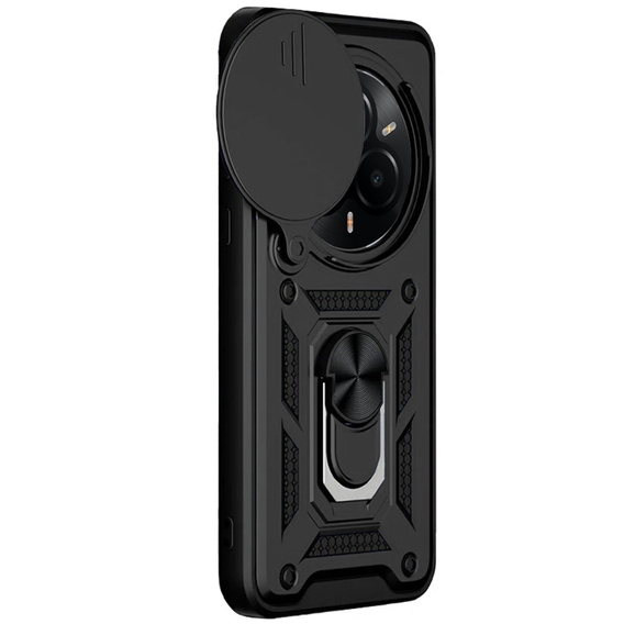 Θήκη για Realme 14 Pro+ 5G, CamShield Slide, μαύρη