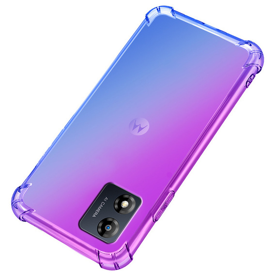 θήκη για το Motorola Moto E13, Gradient Dropproof, Μωβ / μπλε